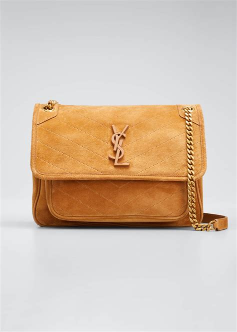 ysl suede heels|ysl suede niki bag.